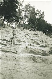 Steep river banks are made of limestone - the porous material gets constantly washed out by the currents of river and precipitation, thus it's next to impossible to return to the same place near the river twice. Still, it's the easiest way to climb down to the river..: by staburags, Views[406]