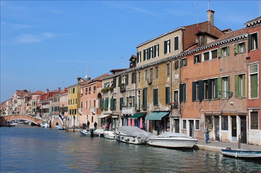 The Venetian blue sky