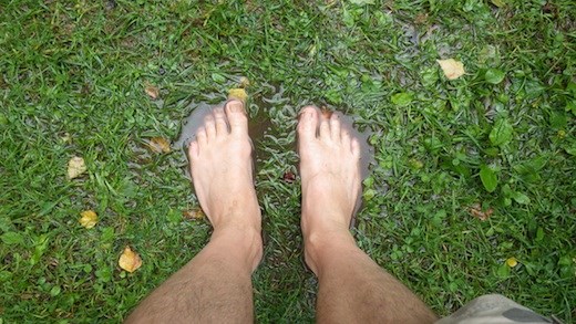 Wet feet