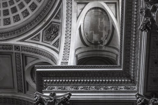 Le Pantheon - An abstract example of neoclassical parisian architecture