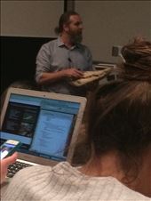 my very Australian professor holding a crocodile skull  : by stephmonahan, Views[235]