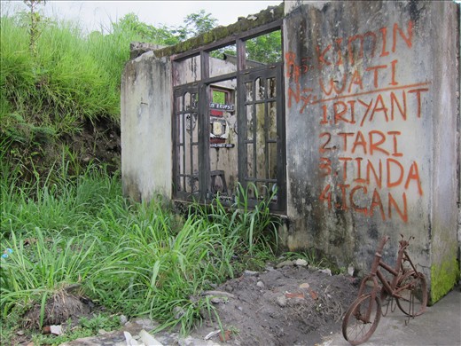 One of Merapi Eruption Victims House