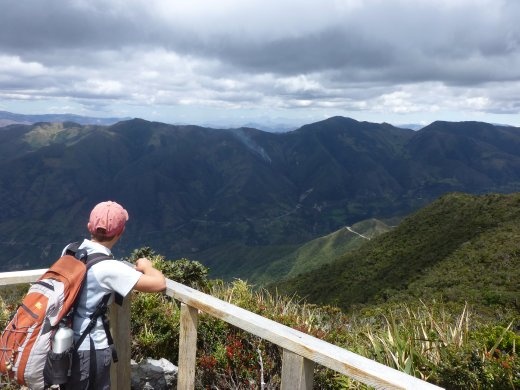 Emma at the first miradoor.