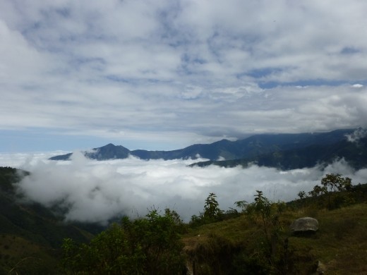 The view along the way to Guayaquil from Guaranda.