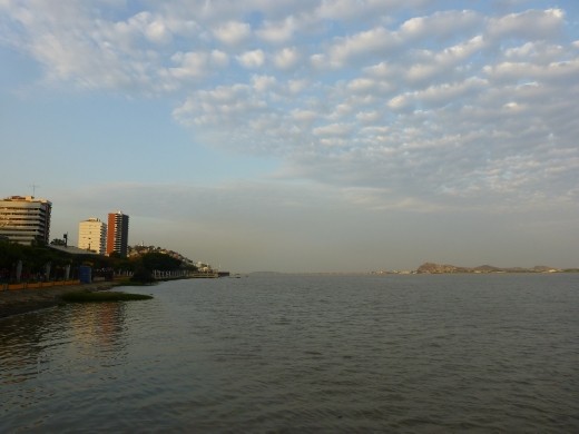 The waterfront at Guayaquil.