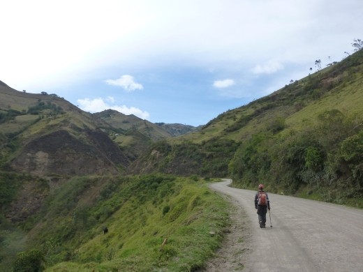 We did the walk from Sigchos to Chugchilan was down the road but there were very few vehicles.