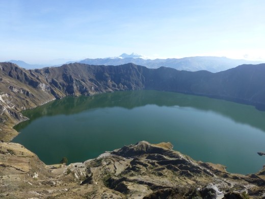 The views of the crater were even better in the morning.