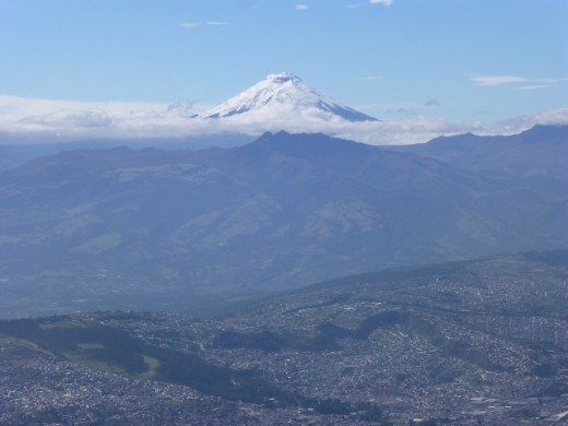 We could even see Cotapaxi.