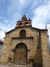 A church in San Gil, note this one isn't white!: by steve_and_emma, Views[374]