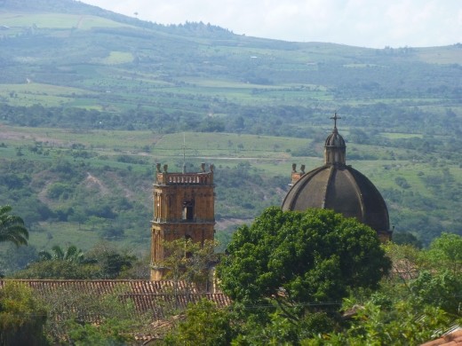 Looking down on Baricharra.