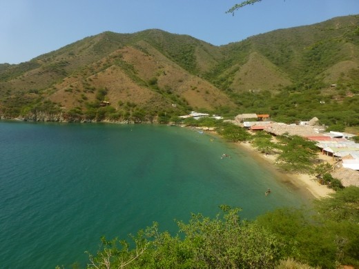 We walked over the headland to Playa Grande.