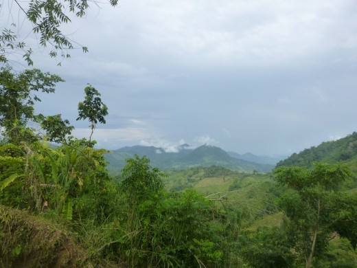 The views were good all along the trek.