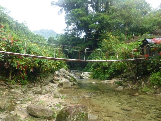 The bridge to camp 1.