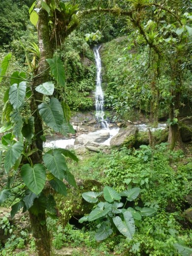 The waterfall at camp 3.