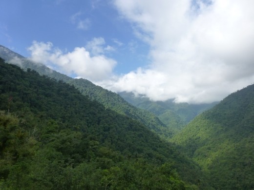 You get a grand view from the lost city.