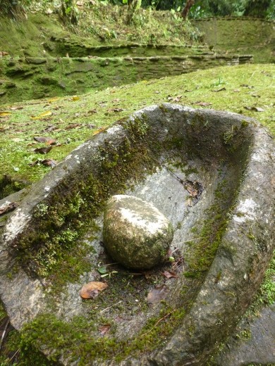 An old grinding stone.