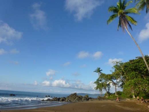 This beach is a 20 minute walk from Drake through the jungle.