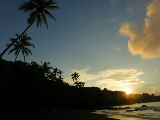 Sunset in Costa Rica.