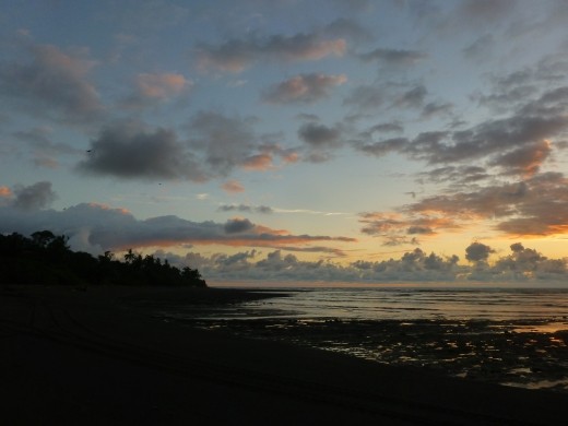Sunset in Corcovado.