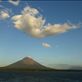 Sailing towards Isla de Ompete and the twin volcanoes of La Concepcion and Mederas. Views[260]