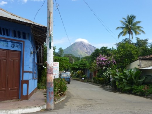 La Concepcion dominated the town of Moyogalpa.