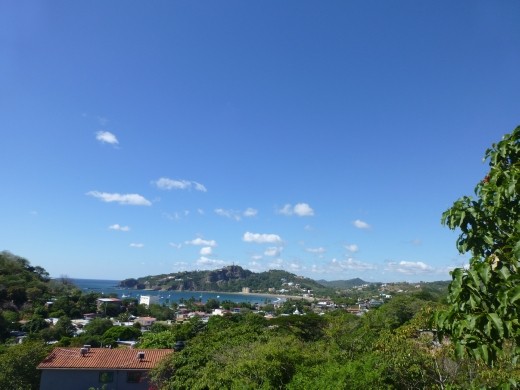 The view from Buena Onda backpackers.
