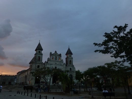 One of the many churches in Granada.