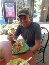 Eating the local fayre of vigoron in Masaya.: by steve_and_emma, Views[495]