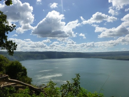 The lake at Masaya.