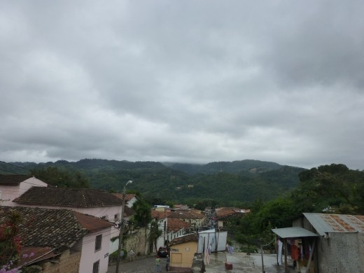 The town of Copan Ruinas.