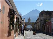 Volcanoes dominate the city.: by steve_and_emma, Views[287]