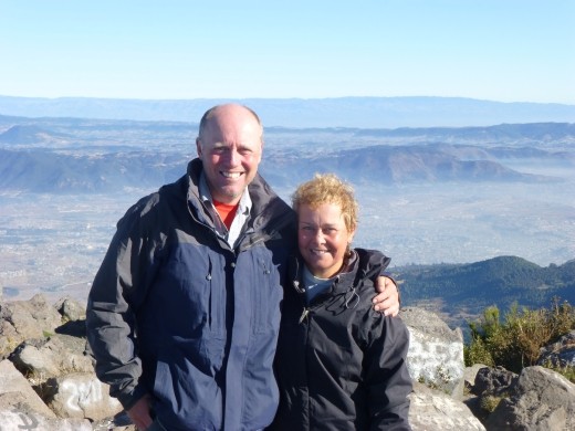 On the top of Santa Maria.