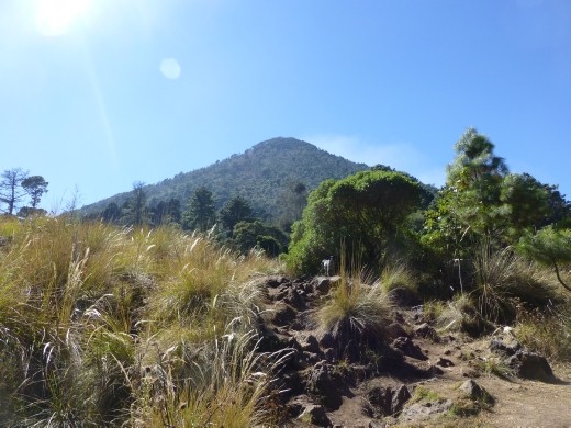 Looking back uo to Santa Maria.