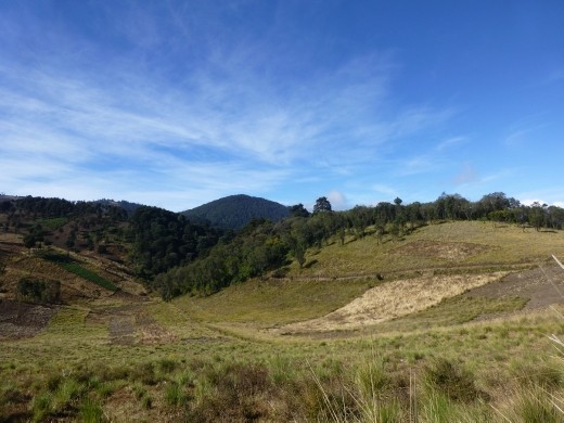 Near the start of the trek from xela to San Pedro.
