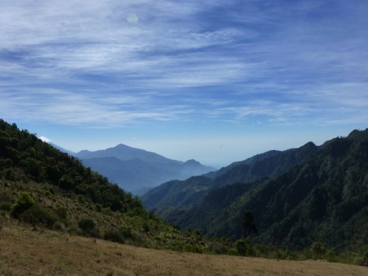 We got great weather and views on the trek.