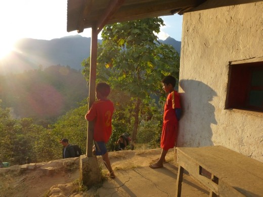 The village we stayed overnight in.