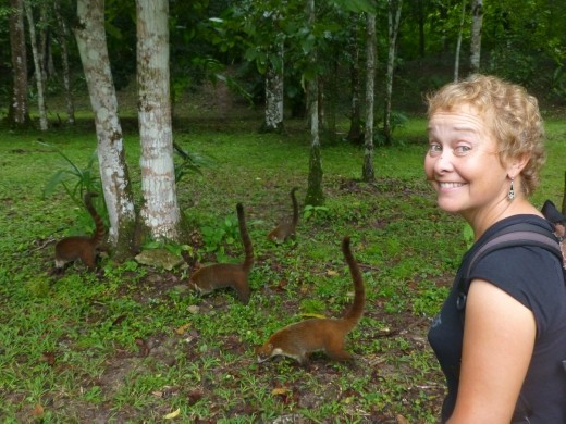 Emma was happy to see them.