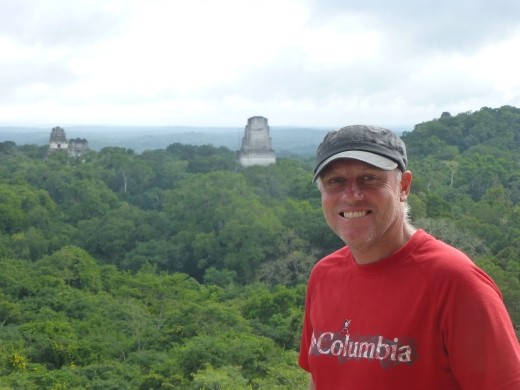 We got a great view of Tikal from the top of one of the temples.