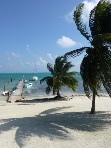 The view from our balcony at Lena's guesthouse.