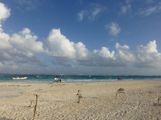 The beach at Tulum was one of the nicest of the trip.