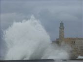 The walk along the Malecon was a wee bit damp.: by steve_and_emma, Views[360]
