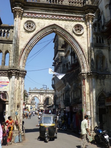 The entrance to the city.