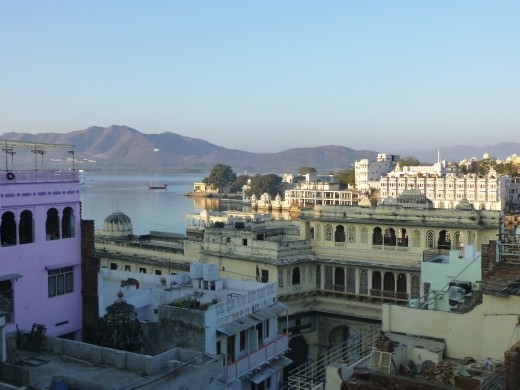 The view from our hotel in Udaipur.