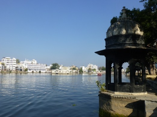 The lake in Udaipur must be one of the most peaceful places in any town in India.