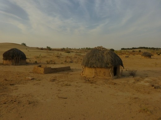 We passed through a few small villages.