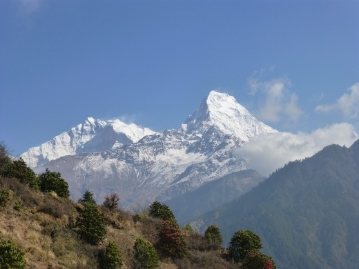 The view on the way to Poon Hill.