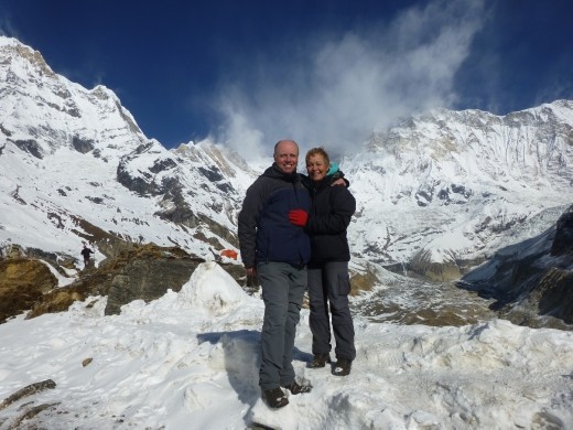 Maybe not the highest we have ever been but one of the most impressive mountains views.