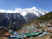 We didn't stop in Namche for much longer than a brew, Emma had EBC in her sights as soon as possible.: by steve_and_emma, Views[363]