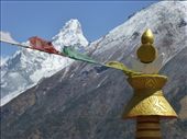 Ama Dablam mountain (6814m) in the background.: by steve_and_emma, Views[386]