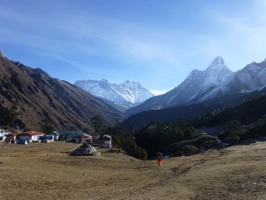 Heading out of Tengboche on day 3.